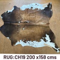 CH019 200X158 (2) Cowhide Rug CH019
