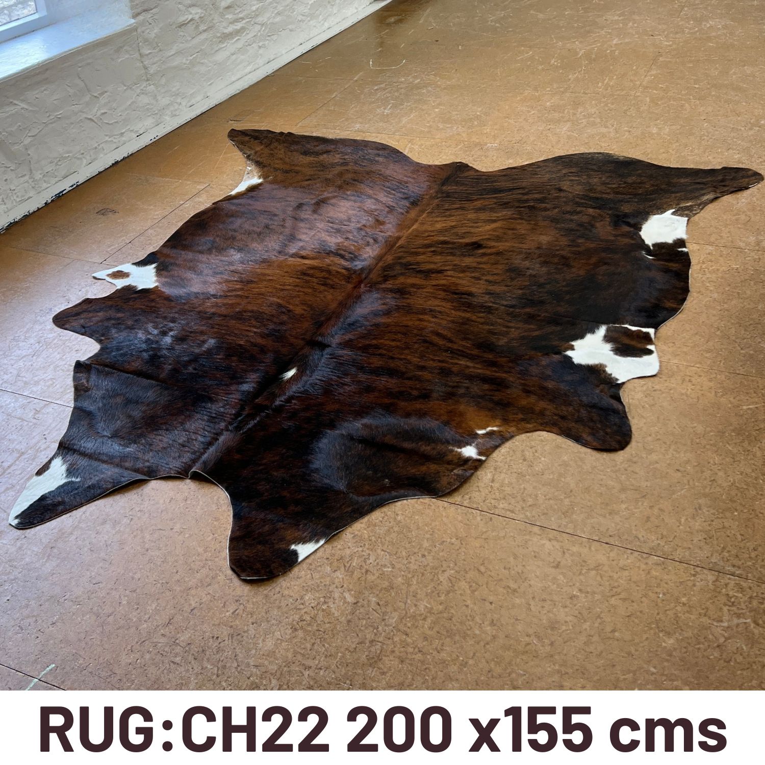 CH022 200 X155 (1) Cowhide Rug CH022