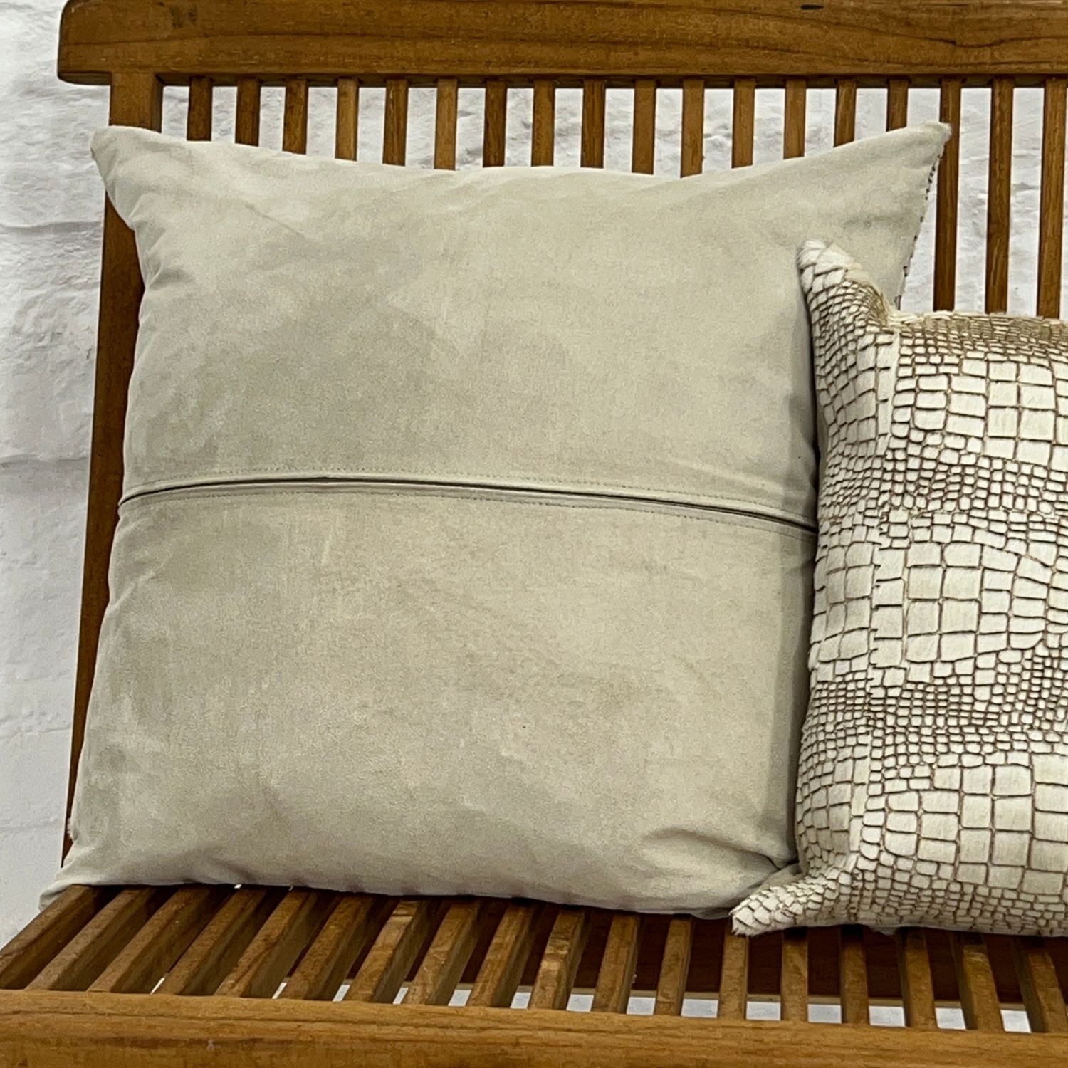 COWHIDE CUSHION ARIEL SUEDE BACK COWHIDE CUSHION ARIEL 3 SIZES