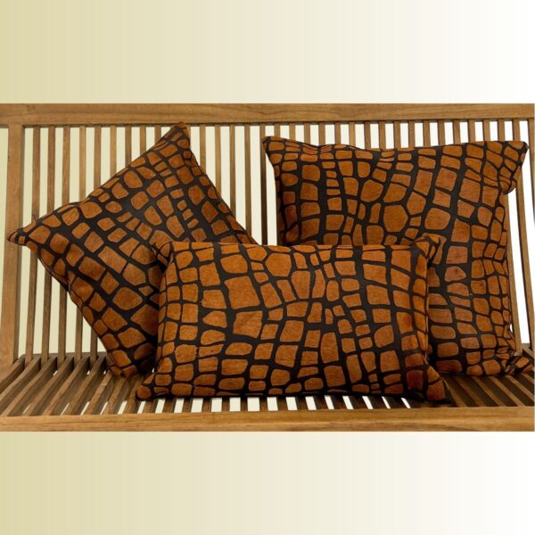 COWHIDE CUSHIONS BLOCKS ALL