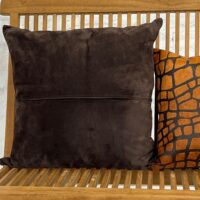 COWHIDE CUSHIONS BLOCKS SUEDE BACKS cushion cowhide blocks chocolate pig suede back