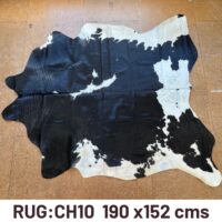 COWHIDE RUG CH10 190X152CM (3) COWHIDE RUG CH10 190X152CM