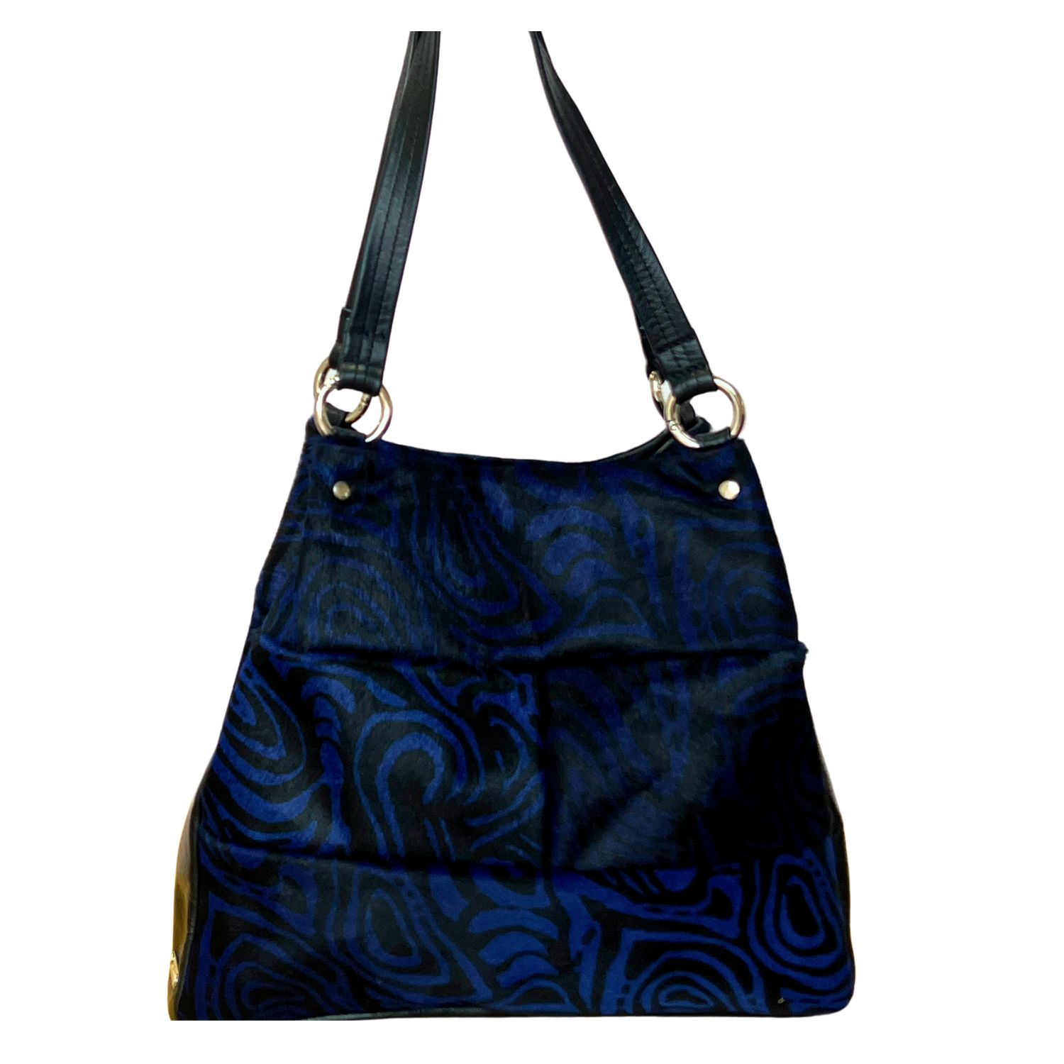 Cowhide Shoulder Bag Larkspur Marlowe (2) Cowhide Shoulder Bag Larkspur Marlowe (3)