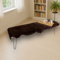 Double Rug GH Cedar brown (1) Sheepskin Double Rug Cedar Brown by Owen Barry