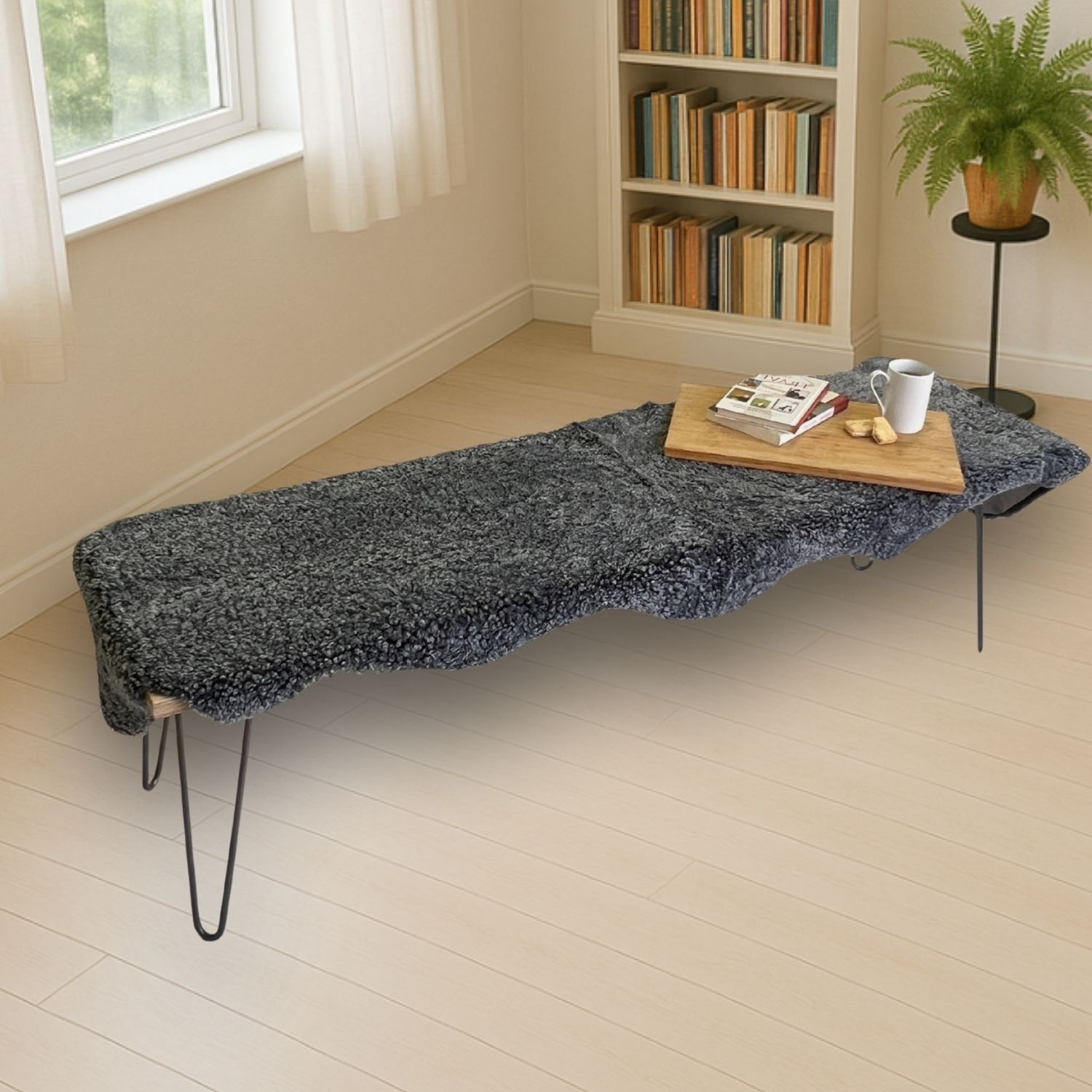 Double Rug GH soft grey (1) Sheepskin Double Rug Soft Grey by Owen Barry