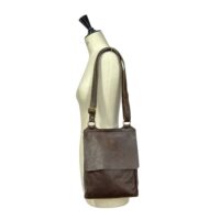LEATHER CROSSBODY BAG OTTO IROKO BROWN (1) LEATHER CROSSBODY BAG OTTO IROKO BROWN (1)