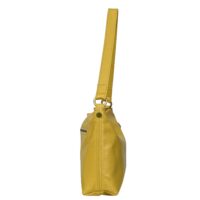 LEATHER SHOULDER BAG COOKIE DIJON (1) ULDER BAG COOKIE DIJON (2)