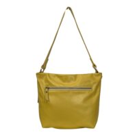 LEATHER SHOULDER BAG COOKIE DIJON (3) ULDER BAG COOKIE DIJON (2)