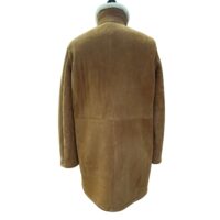 Sheepskin Coat Oliver in Brandy Cream Wool by Owen Barry
