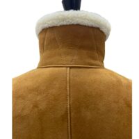 Sheepskin Coat Oliver in Brandy Cream Wool by Owen Barry