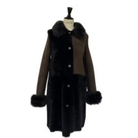 SHEEPSKIN COAT DEVON EBONY MERINO (1) Sheepskin Full Length Coat Devon in Ebony Brown by Owen Barry