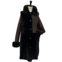 SHEEPSKIN COAT DEVON EBONY MERINO (4) Sheepskin Full Length Coat Devon in Ebony Brown by Owen Barry