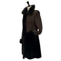 SHEEPSKIN COAT DEVON EBONY MERINO (5) Sheepskin Full Length Coat Devon in Ebony Brown by Owen Barry
