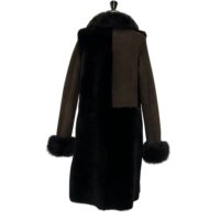 SHEEPSKIN COAT DEVON EBONY MERINO (7) Sheepskin Full Length Coat Devon in Ebony Brown by Owen Barry