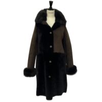 SHEEPSKIN COAT DEVON EBONY MERINO (8) Sheepskin Full Length Coat Devon in Ebony Brown by Owen Barry