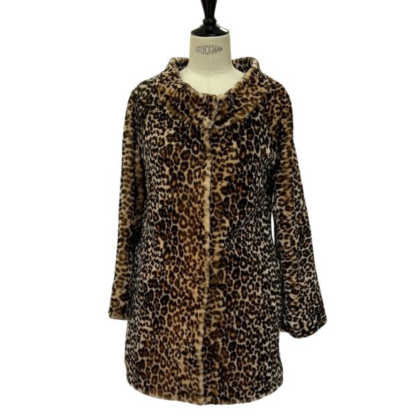 Sheepskin coat Leopard print Vienna by Owen Barry