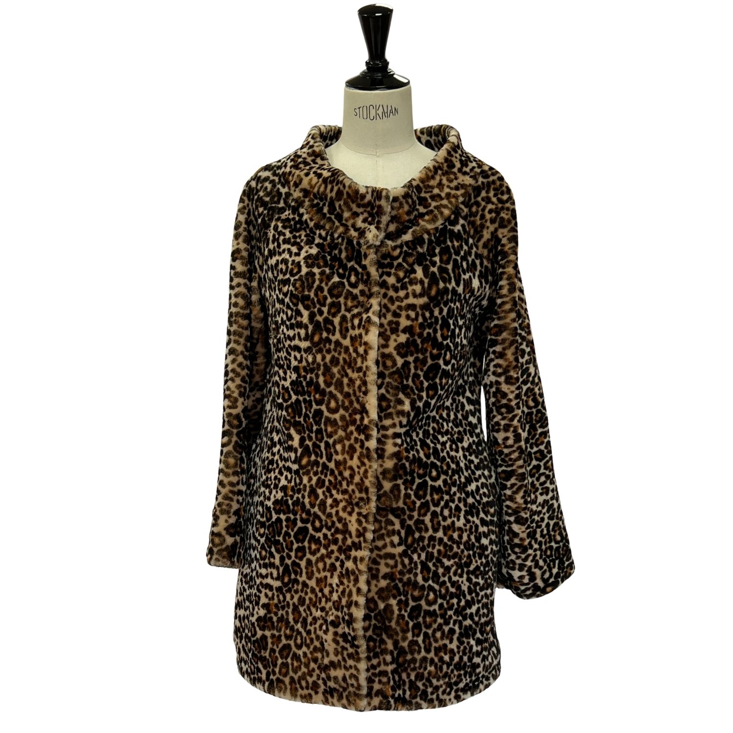 SHEEPSKIN COAT VIENNA LEOPARD, SATIN LINED (4) Sheepskin coat Leopard print Vienna by Owen Barry