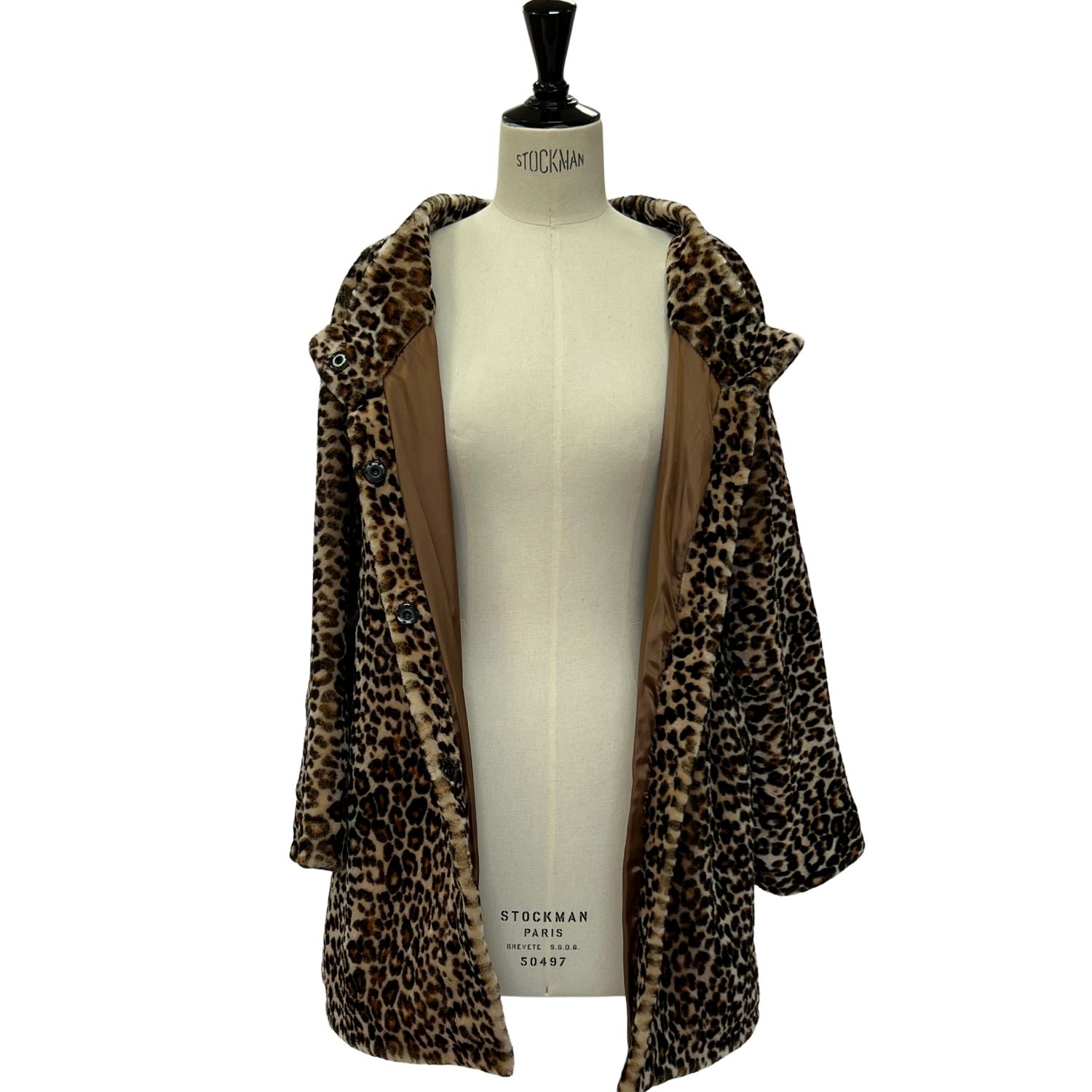 SHEEPSKIN COAT VIENNA LEOPARD, SATIN LINED (6) Sheepskin coat Leopard print Vienna by Owen Barry