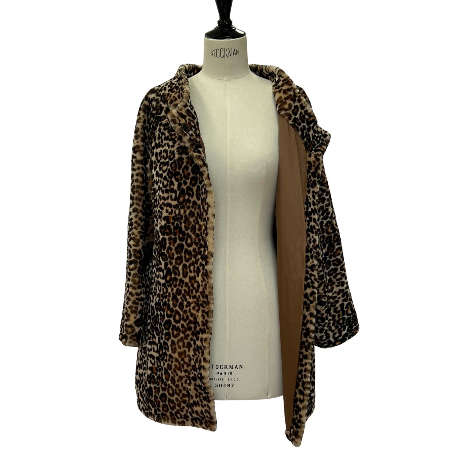SHEEPSKIN COAT VIENNA LEOPARD, SATIN LINED (8) Sheepskin coat Leopard print Vienna by Owen Barry
