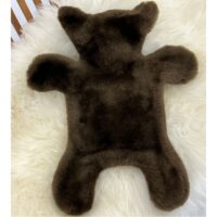SHEEPSKIN FLAT ERIC HOT WATER BOTTLE COVER Brown SHEEPSKIN FLAT ERIC HOT WATER BOTTLE COVER Brown