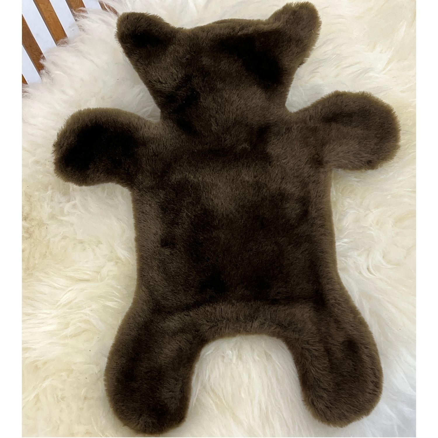 SHEEPSKIN FLAT ERIC HOT WATER BOTTLE COVER Brown SHEEPSKIN FLAT ERIC HOT WATER BOTTLE COVER Brown