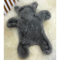 SHEEPSKIN FLAT ERIC HOT WATER BOTTLE COVER Grey SHEEPSKIN FLAT ERIC HOT WATER BOTTLE COVER GREY