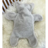 SHEEPSKIN FLAT ERIC HOT WATER BOTTLE COVER Silvergrey SHEEPSKIN FLAT ERIC HOT WATER BOTTLE COVER SILVERGREY