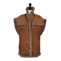 SHEEPSKIN GILET SADIE OTTOMAN (4) Sheepskin Gilet Sadie in Ottoman by Owen Barry
