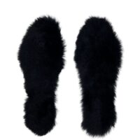 SHEEPSKIN INSOLES FOR WELLIES BLACK (2) Extra Thick Sheepskin Welly Insoles Black by Owen Barry