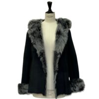 SHEEPSKIN JACKET EDIRA BLACK TOSCANA (1) Sheepskin Toscana Jacket Black Briza by Owen Barry