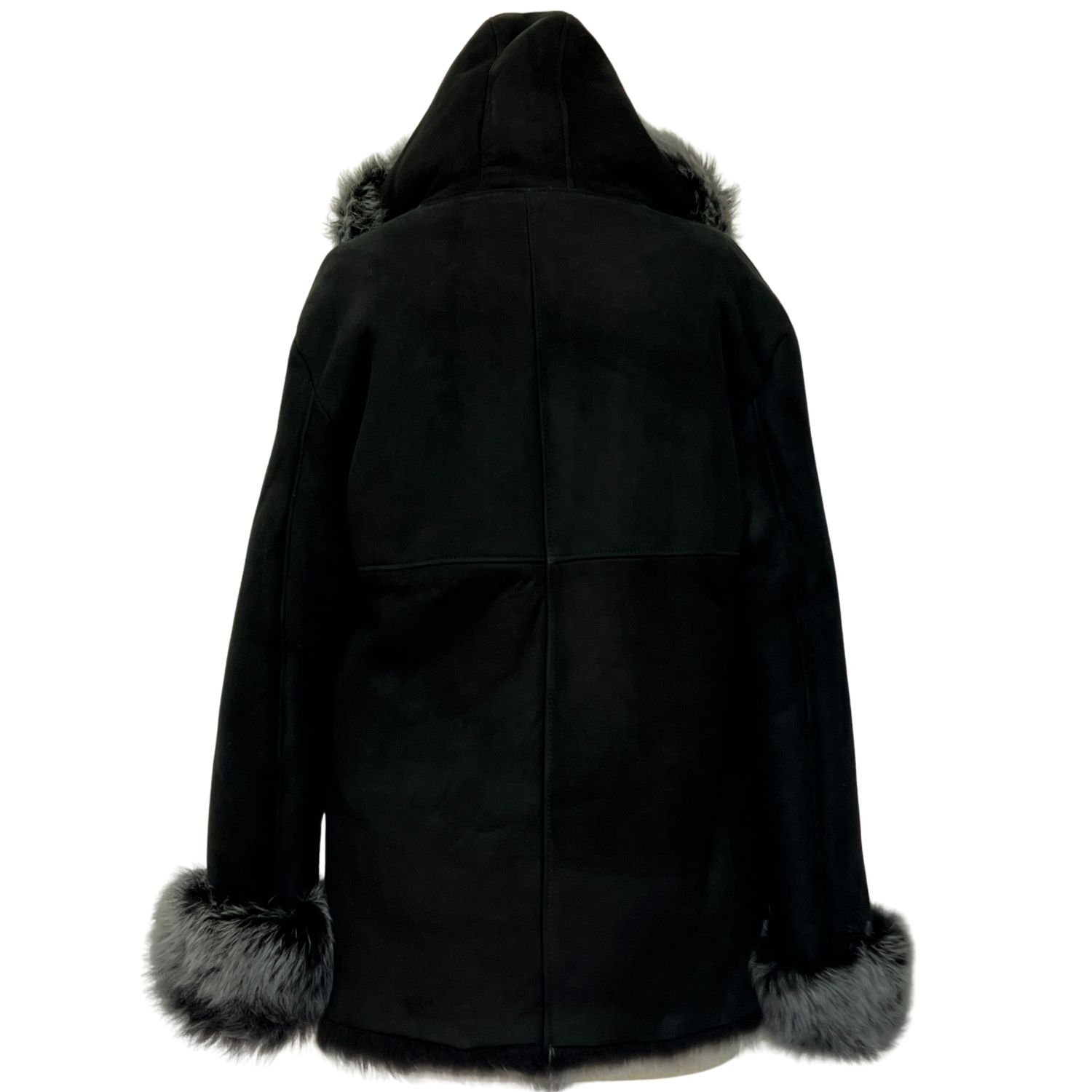 SHEEPSKIN JACKET EDIRA BLACK TOSCANA (2) Sheepskin Toscana Jacket Black Briza by Owen Barry