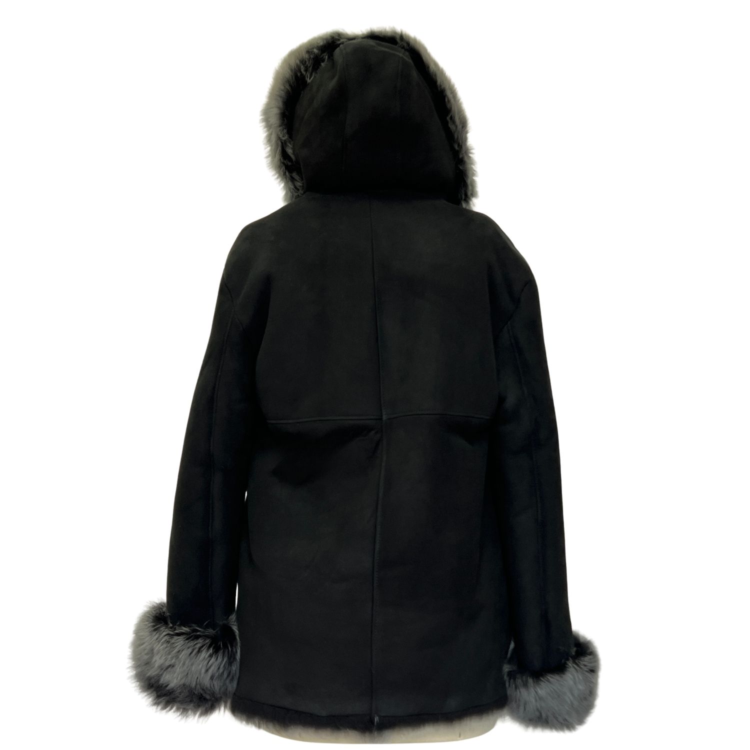 SHEEPSKIN JACKET EDIRA BLACK TOSCANA (3) Sheepskin Toscana Jacket Black Briza by Owen Barry