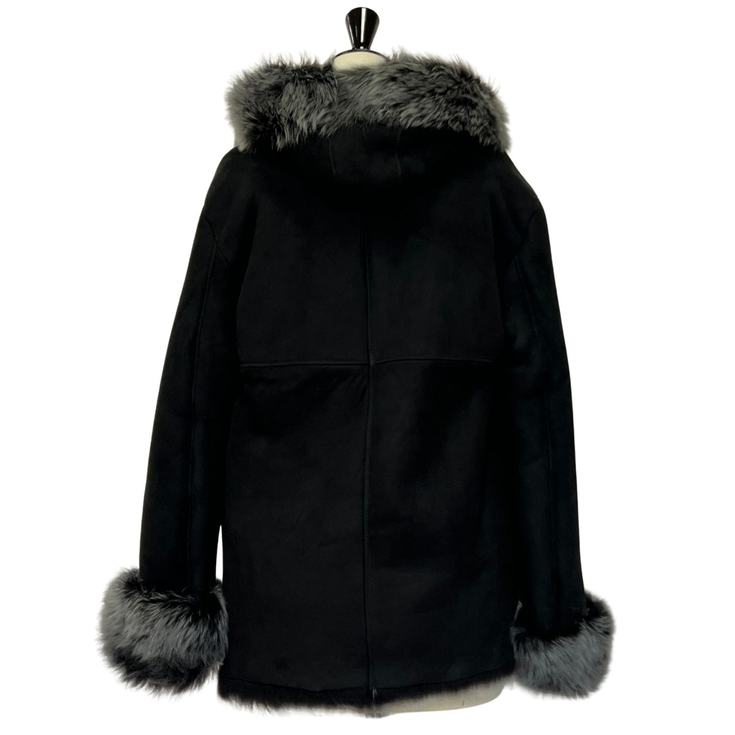 SHEEPSKIN JACKET EDIRA BLACK TOSCANA (4) Sheepskin Toscana Jacket Black Briza by Owen Barry