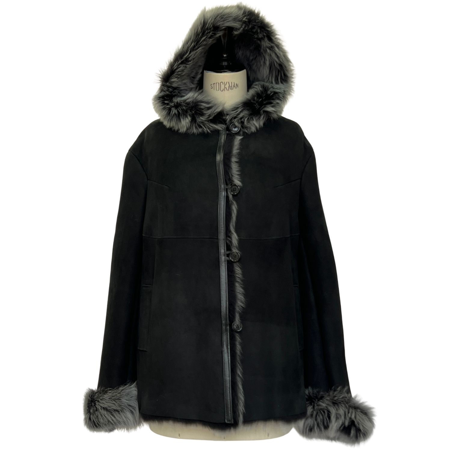 SHEEPSKIN JACKET EDIRA BLACK TOSCANA (5) Sheepskin Toscana Jacket Black Briza by Owen Barry