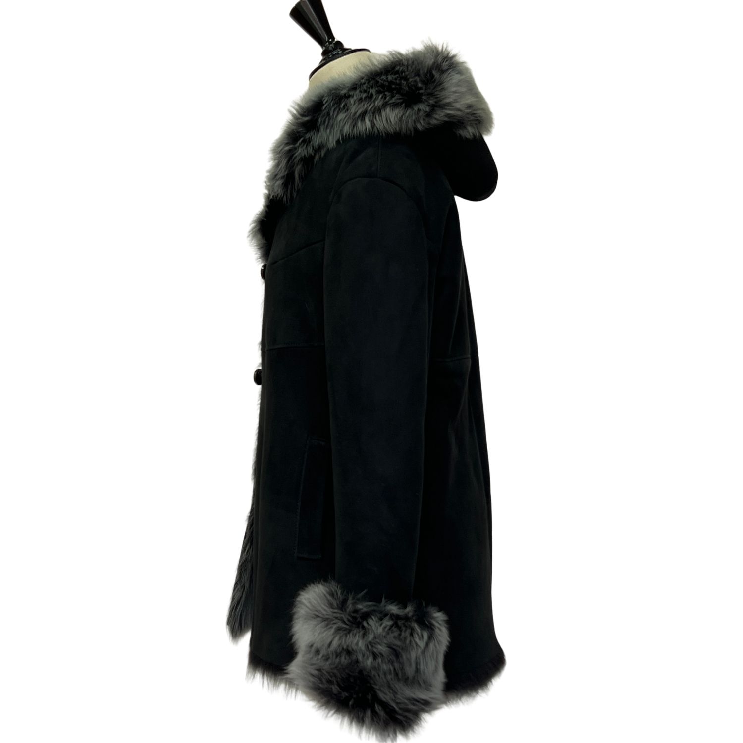 SHEEPSKIN JACKET EDIRA BLACK TOSCANA (6) Sheepskin Toscana Jacket Black Briza by Owen Barry