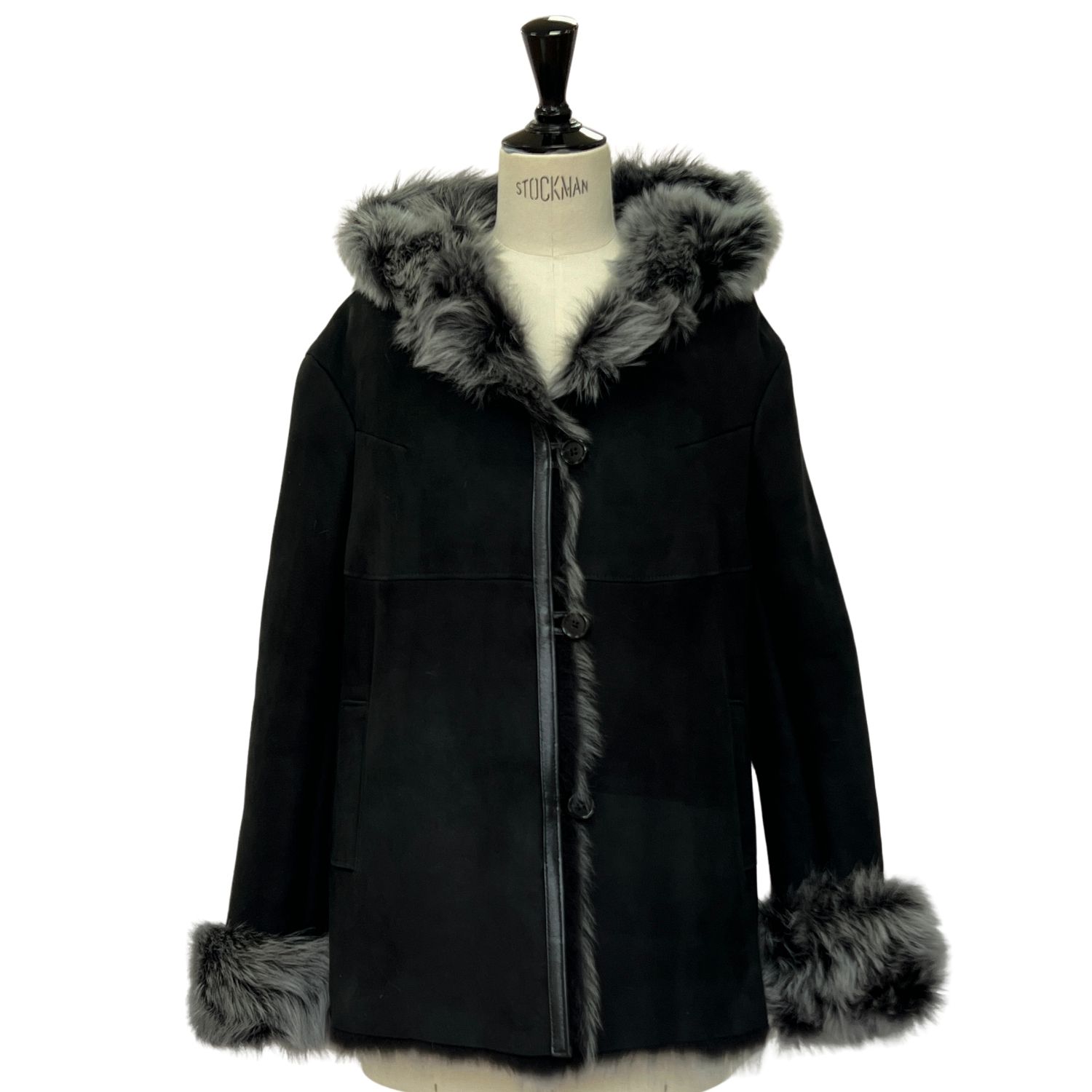 SHEEPSKIN JACKET EDIRA BLACK TOSCANA (8) Sheepskin Toscana Jacket Black Briza by Owen Barry