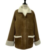 SHEEPSKIN JACKET FINN ADAPT FINLEY MOJABE (4) Sheepskin Jacket Finn in Mojabe Taupe white wool by Owen Barry