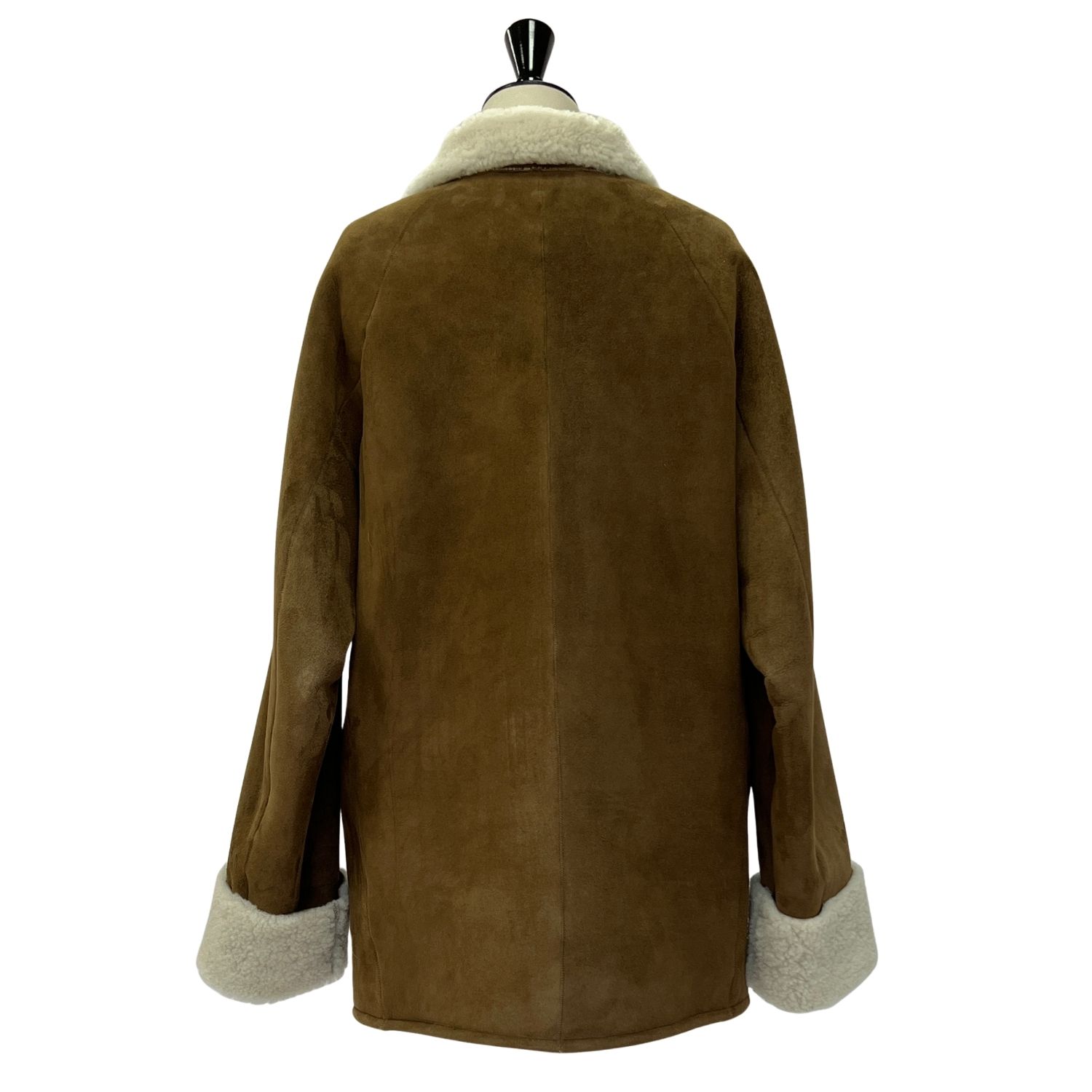 SHEEPSKIN JACKET FINN ADAPT FINLEY MOJABE (6) Sheepskin Jacket Finn in Mojabe Taupe white wool by Owen Barry