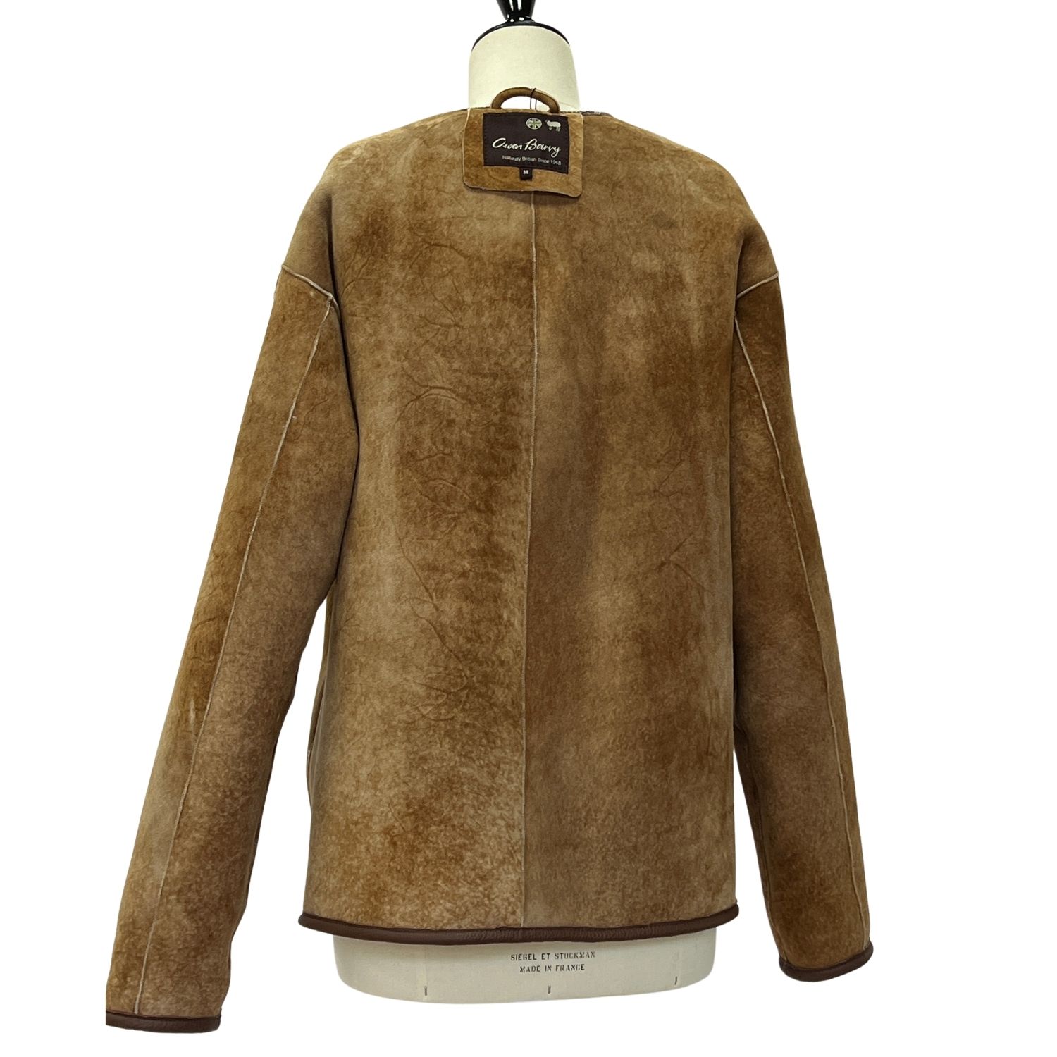 SHEEPSKIN JACKET LINER REVERSIBLE GONFIO (2) Sheepskin Jacket reversible Linus Liner Gonfio