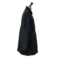 SHEEPSKIN JACKET MAGGIE OVERSIZE BLACK VINTAGE (2) Sheepskin Jacket Maggie in Vintage Black by Owen Barry