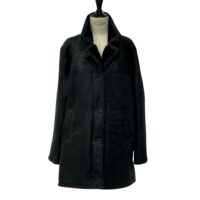SHEEPSKIN JACKET MAGGIE OVERSIZE BLACK VINTAGE (6) Sheepskin Jacket Maggie in Vintage Black by Owen Barry