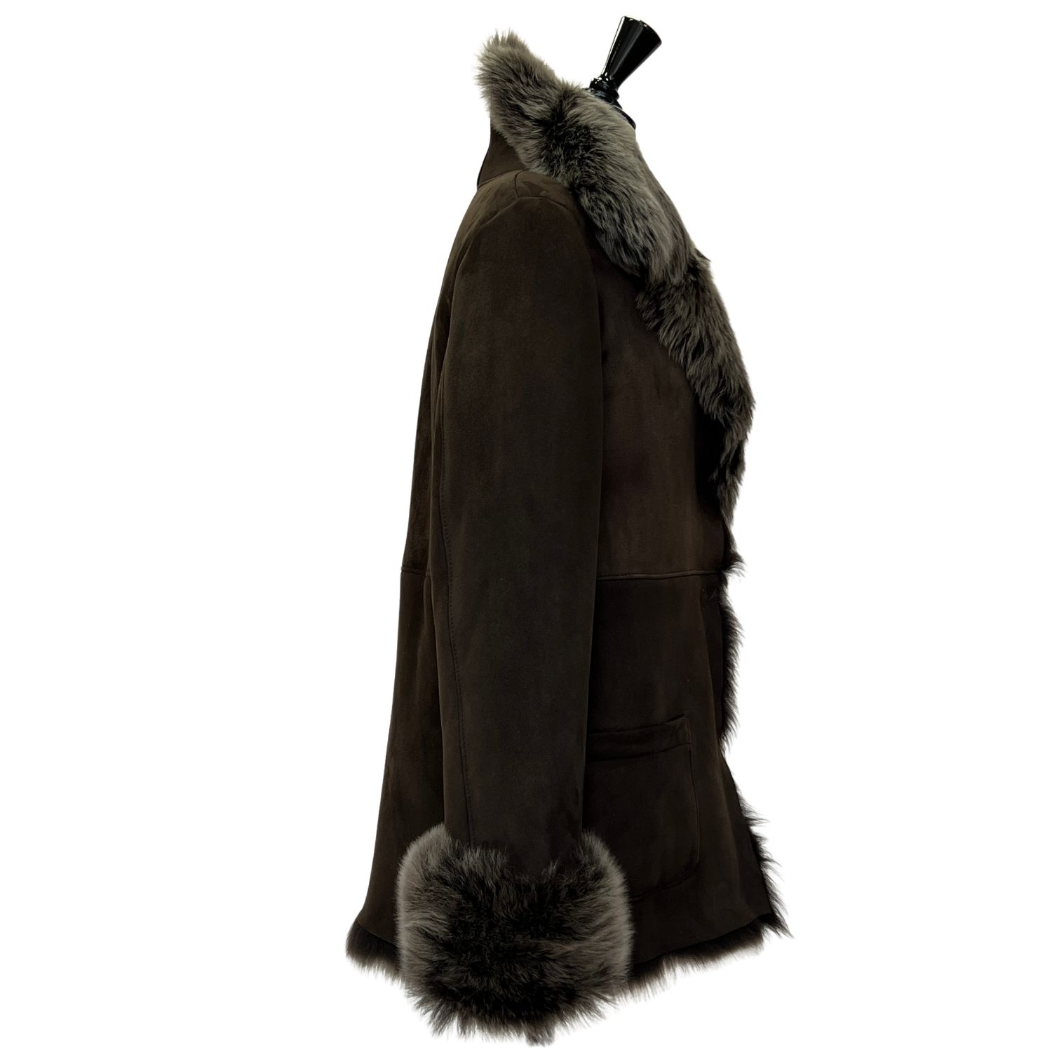SHEEPSKIN JACKET REGAN EBONY BRIZA TOSCANA (1) Sheepskin Toscana Jacket Regan in Ebony Brown Brisa by Owen Barry