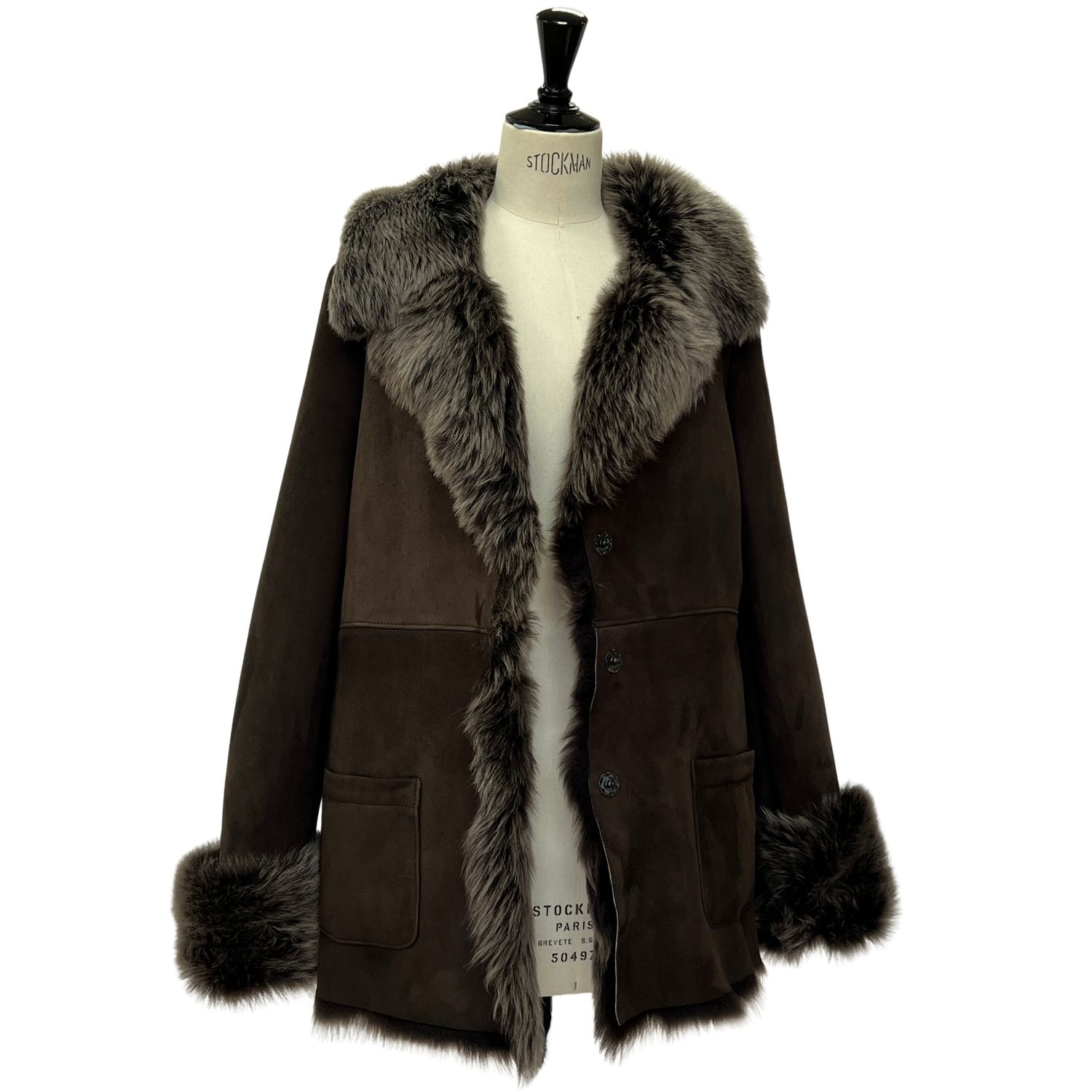 SHEEPSKIN JACKET REGAN EBONY BRIZA TOSCANA (4) Sheepskin Toscana Jacket Regan in Ebony Brown Brisa by Owen Barry