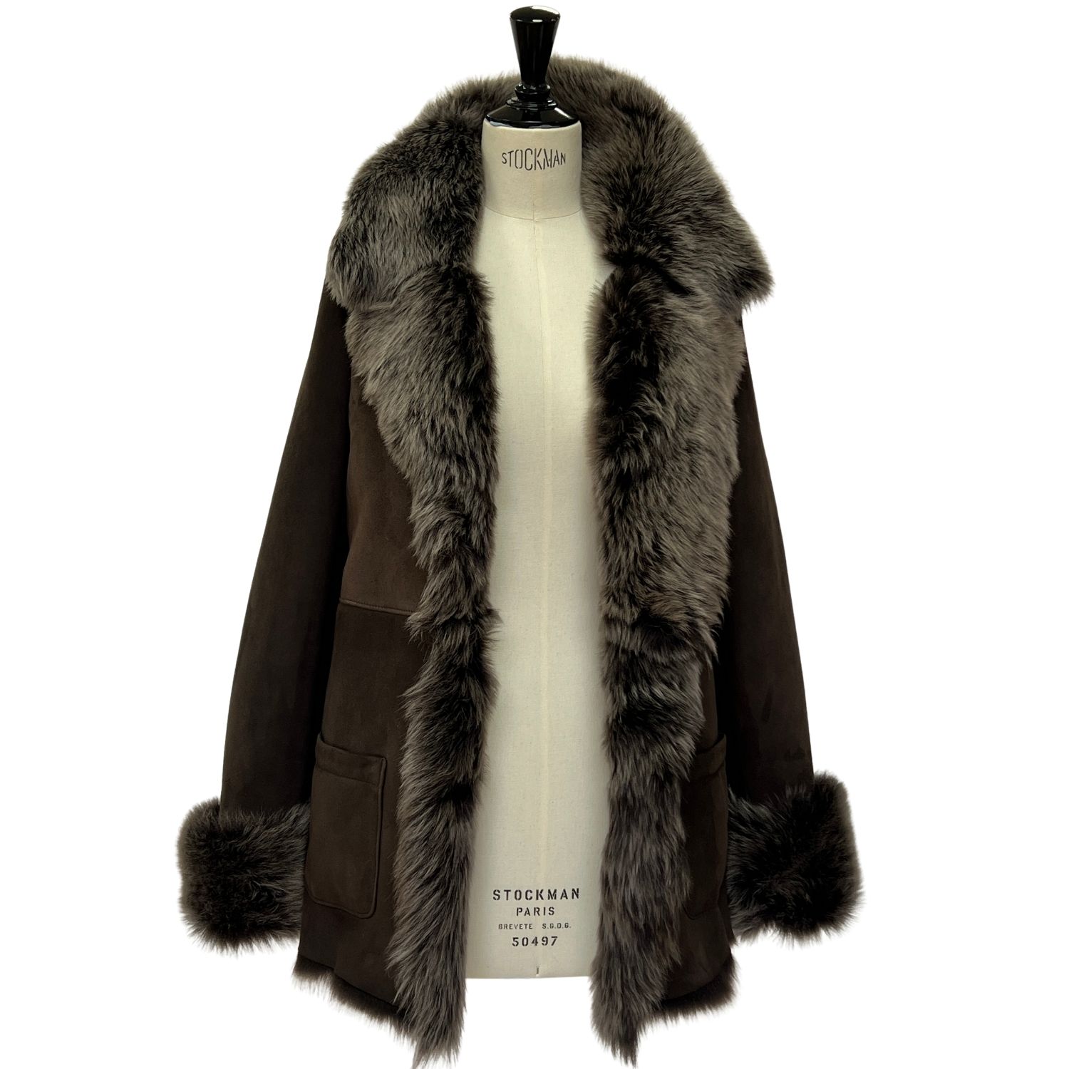 SHEEPSKIN JACKET REGAN EBONY BRIZA TOSCANA (5) Sheepskin Toscana Jacket Regan in Ebony Brown Brisa by Owen Barry
