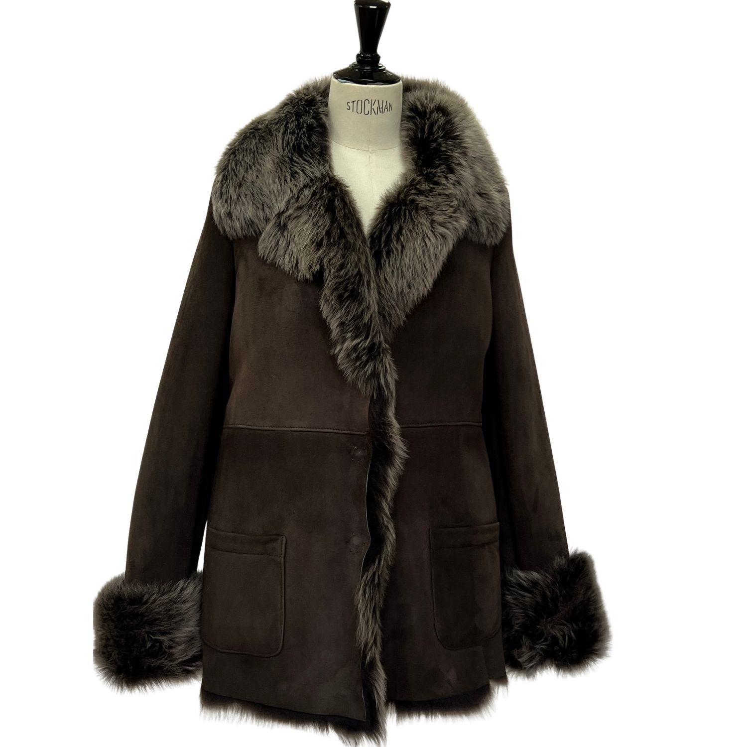 SHEEPSKIN JACKET REGAN EBONY BRIZA TOSCANA (7) Sheepskin Toscana Jacket Regan in Ebony Brown Brisa by Owen Barry