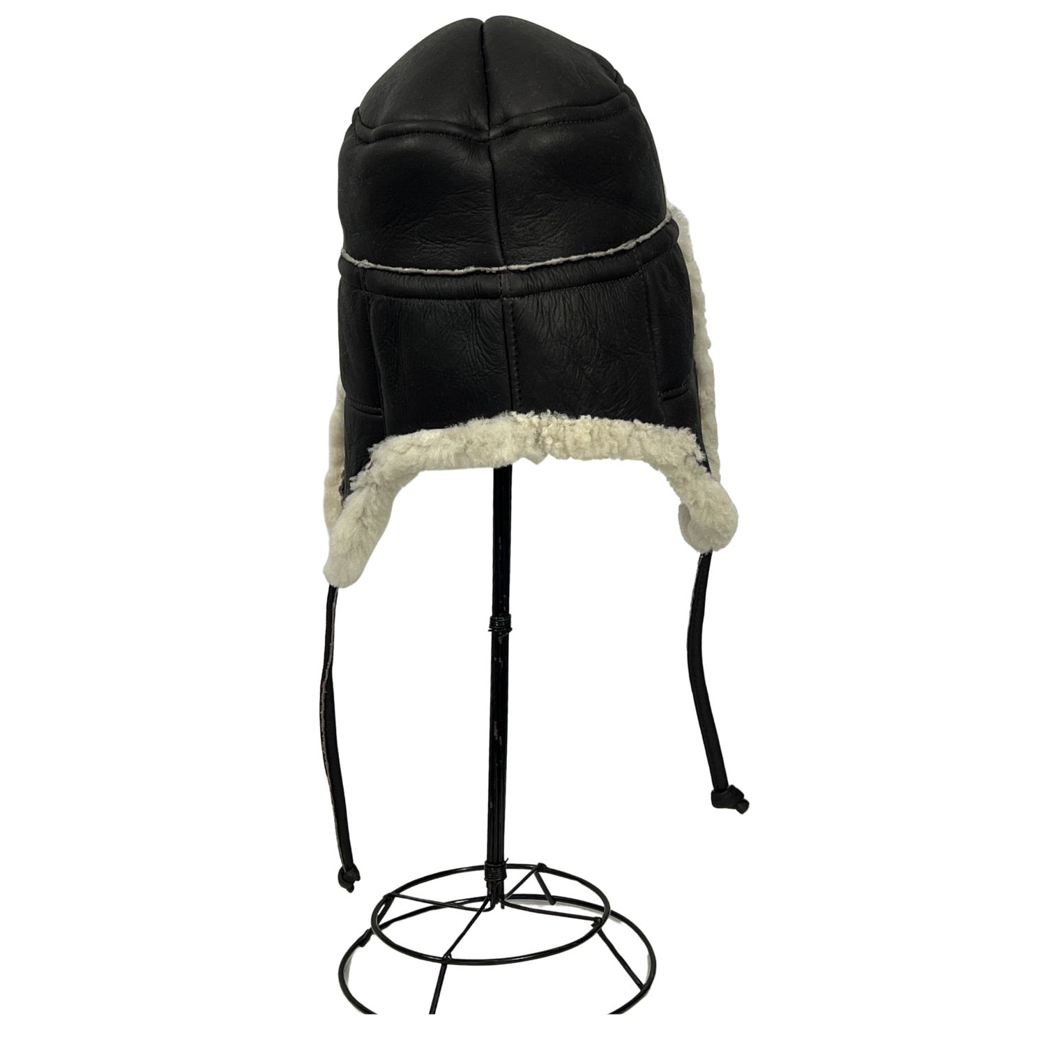 SHEEPSKIN TRAPPER GARTH BROWN WHITE WOOL NAPALAN (4) SHEEPSKIN-TRAPPER-GARTH-BROWN-WHITE-WOOL-NAPALAN BY oWEN bARRY