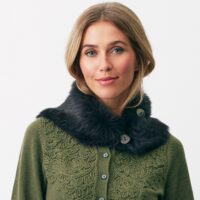Toscana Button Wrap Ebony Ailsa Toscana Button Wrap Ebony Ailsa