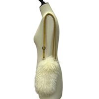 Willie Ivory Yetti (1) sHEEPSKIN CROSSBODY BAG -Ivory Yeti by Owen Barry