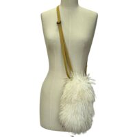 Willie Ivory Yetti (2) sHEEPSKIN CROSSBODY BAG -Ivory Yeti by Owen Barry