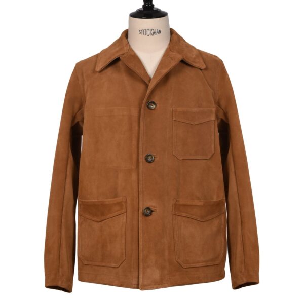 uede Jacket Hank in Ginger by Owen Barry